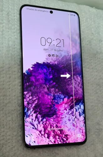 Samsung Galaxy S20 (normal) 128gb (com Linha Vertical) Cinza