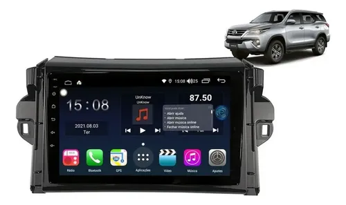 Multimídia Sw4 16/21 9 Poleg Aikon Próton Carplay Android Black
