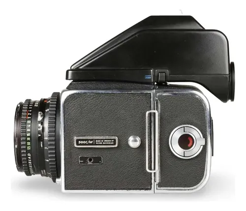 Câmera Analógica Hasselblad 500cm Com Planar 80mm F2.8 Preto