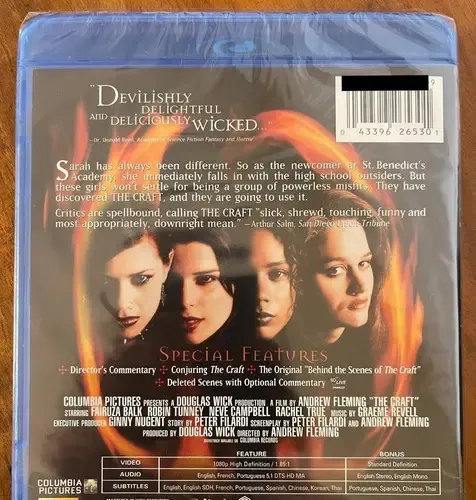 Bluray Jovens Bruxas - The Craft - Lacrado - Dub / Leg