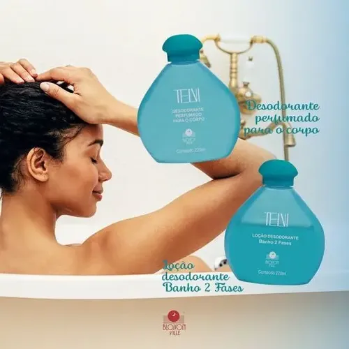 Telvi 2 Fases + Telvi Desodorante Perfumado Blosson Ville. | Frete