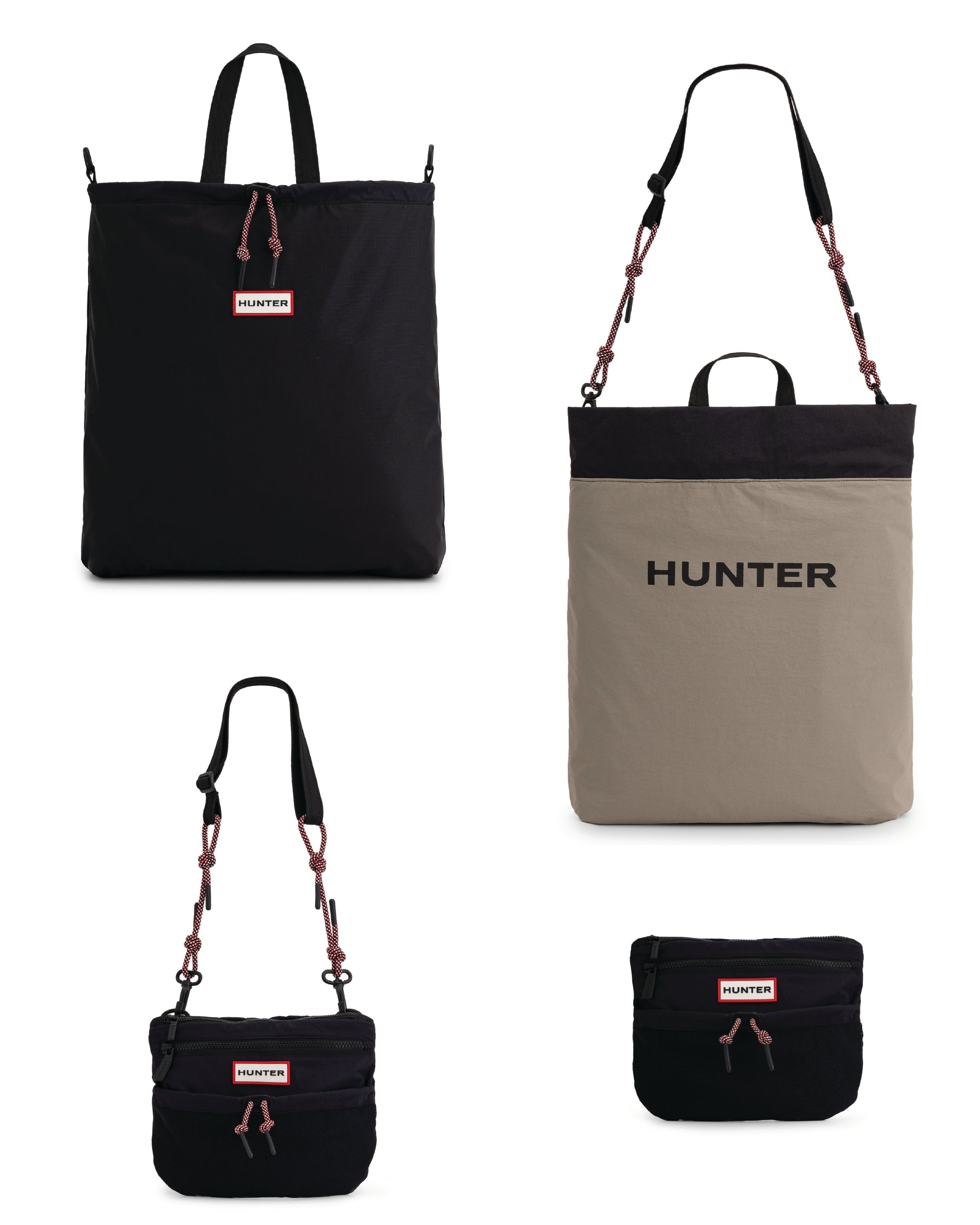 トラベル マルチファンクション パッカブル トート - ブラック