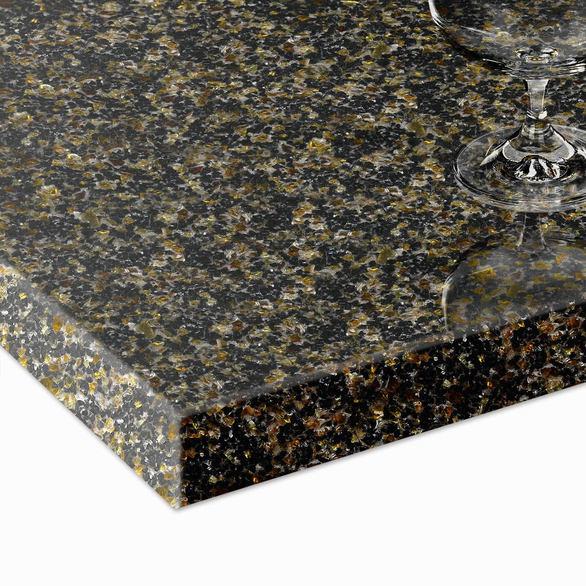 人工大理石天板（鏡面クリスタル柄）GC-344 天板のみ｜ハストネット