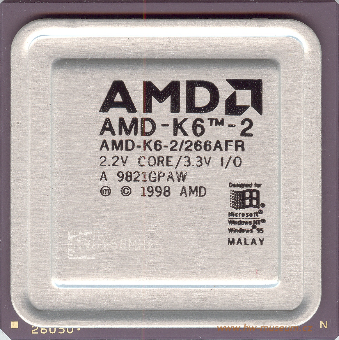 AMD K6-2 266 - Hardware museum