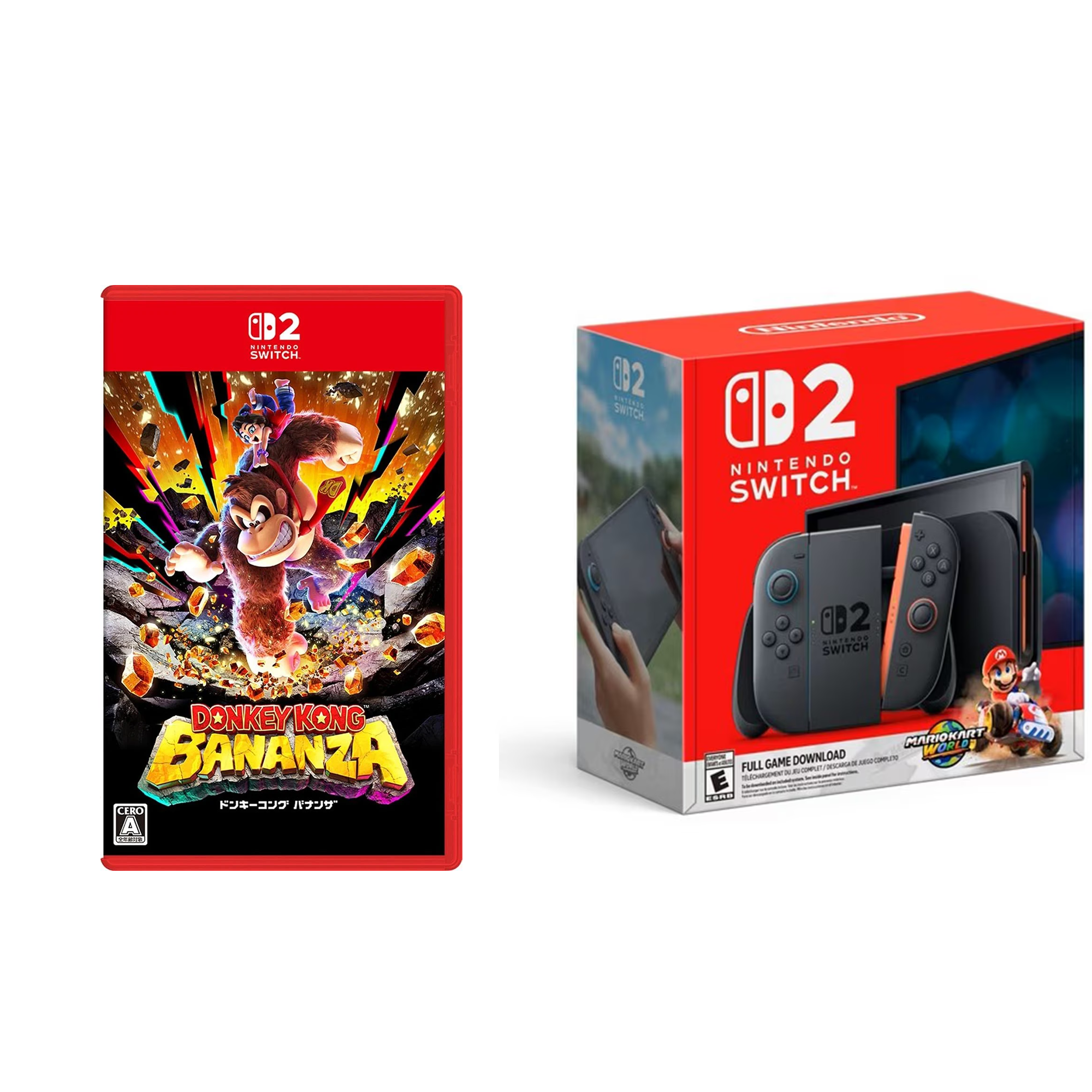 Nintendo Switch 2 Console with Mario Kart World and Pokemon