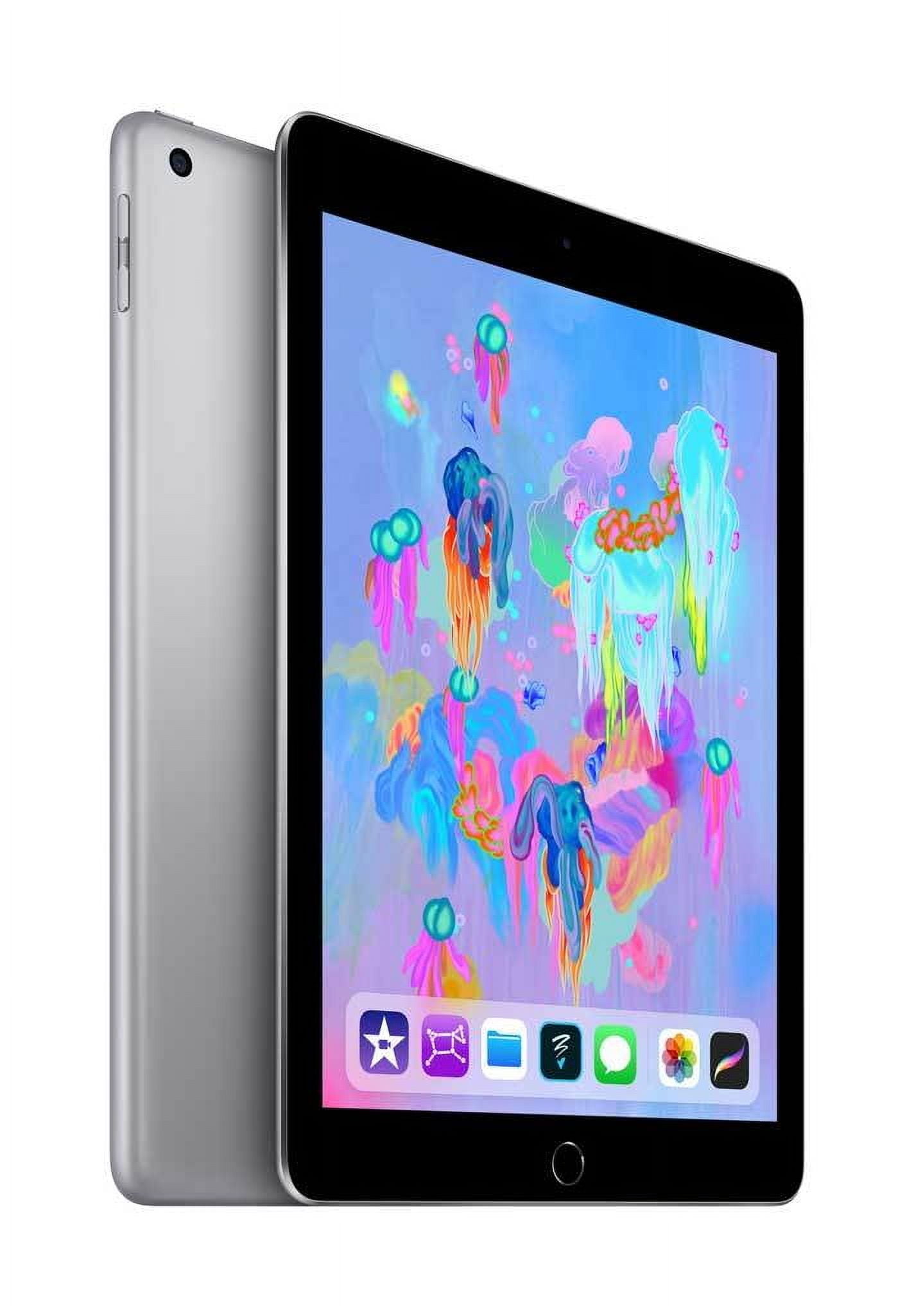 Restored Apple iPad 6th Gen 32GB Wifi + Cellular Unlocked, 9.7in