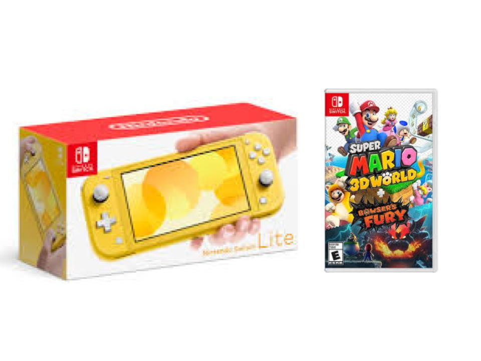 Nintendo Switch Lite 32GB, Mario + Rabbids Game, Japan Import, US
