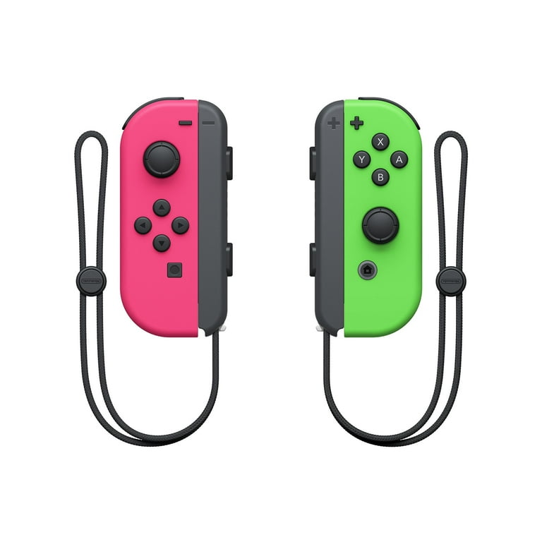 Nintendo Switch Neon Green & Pink Joy-Con Controllers Pair with