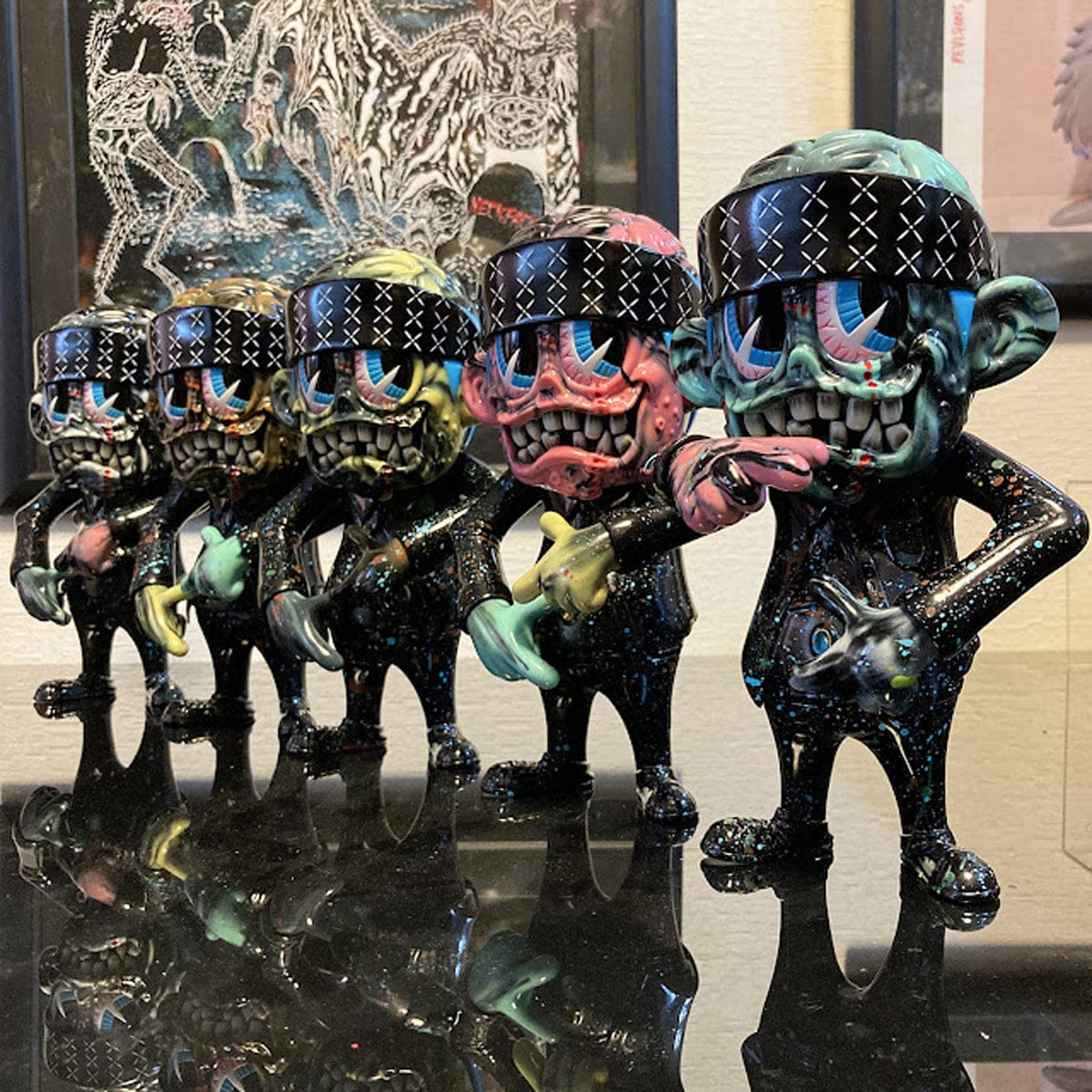 Skum-Kun Crazy Mixed Marble Parts by Suicidal Tendencies x Black Book