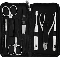 Pfeilring Solingen Manicure Set, 7 pcs, black | Makeup.cy