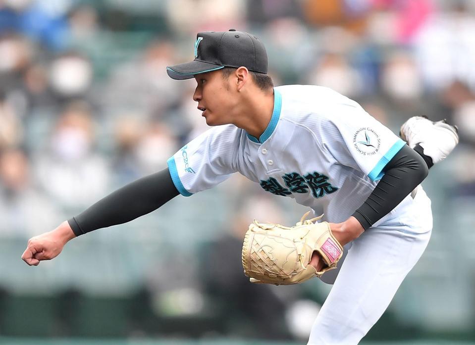 山梨学院新ユニホーム、甲子園でお披露目 新たなスクールカラーの