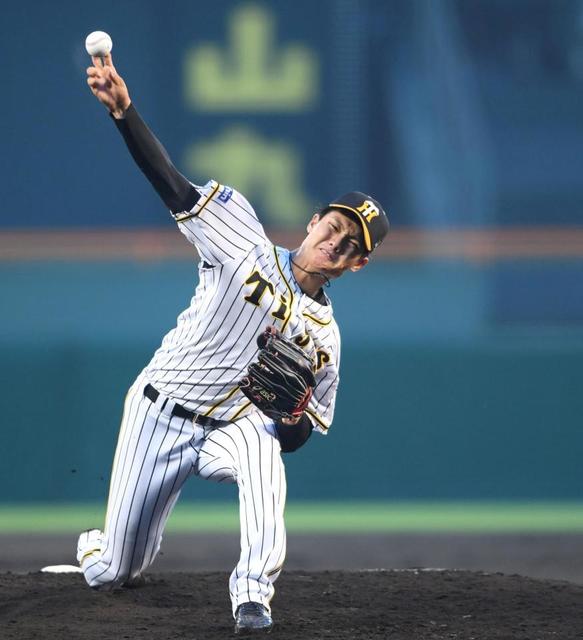 阪神・西純矢、圧巻5回無安打無失点のプロ初登板初先発 近本弾で勝利