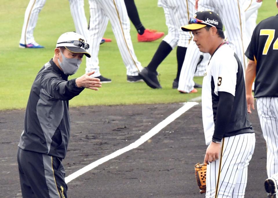 岡田彰布氏 “習慣”怠っている…ミスが目立つ阪神紅白戦/阪神タイガース