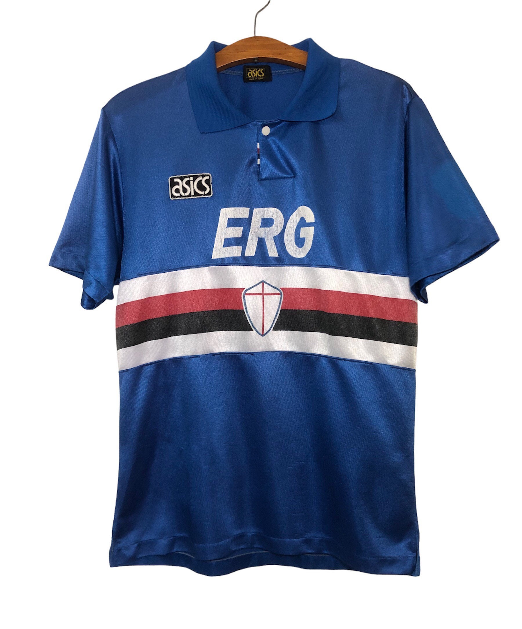 Vintage Sampdoria Italian Club Football Soccer Asics Jersey - Etsy