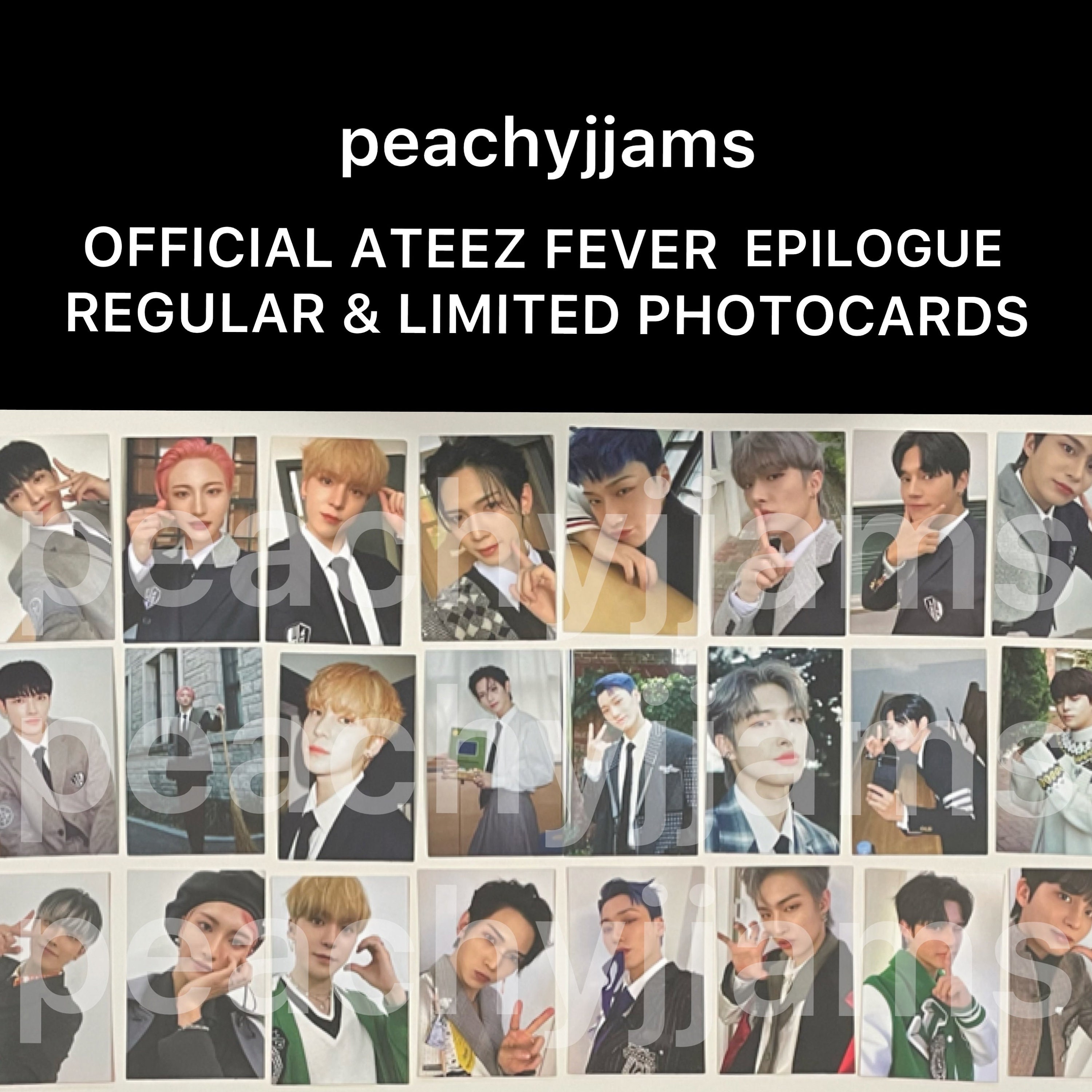 Official ATEEZ Fever Epilogue Regular & Limited Album PCS