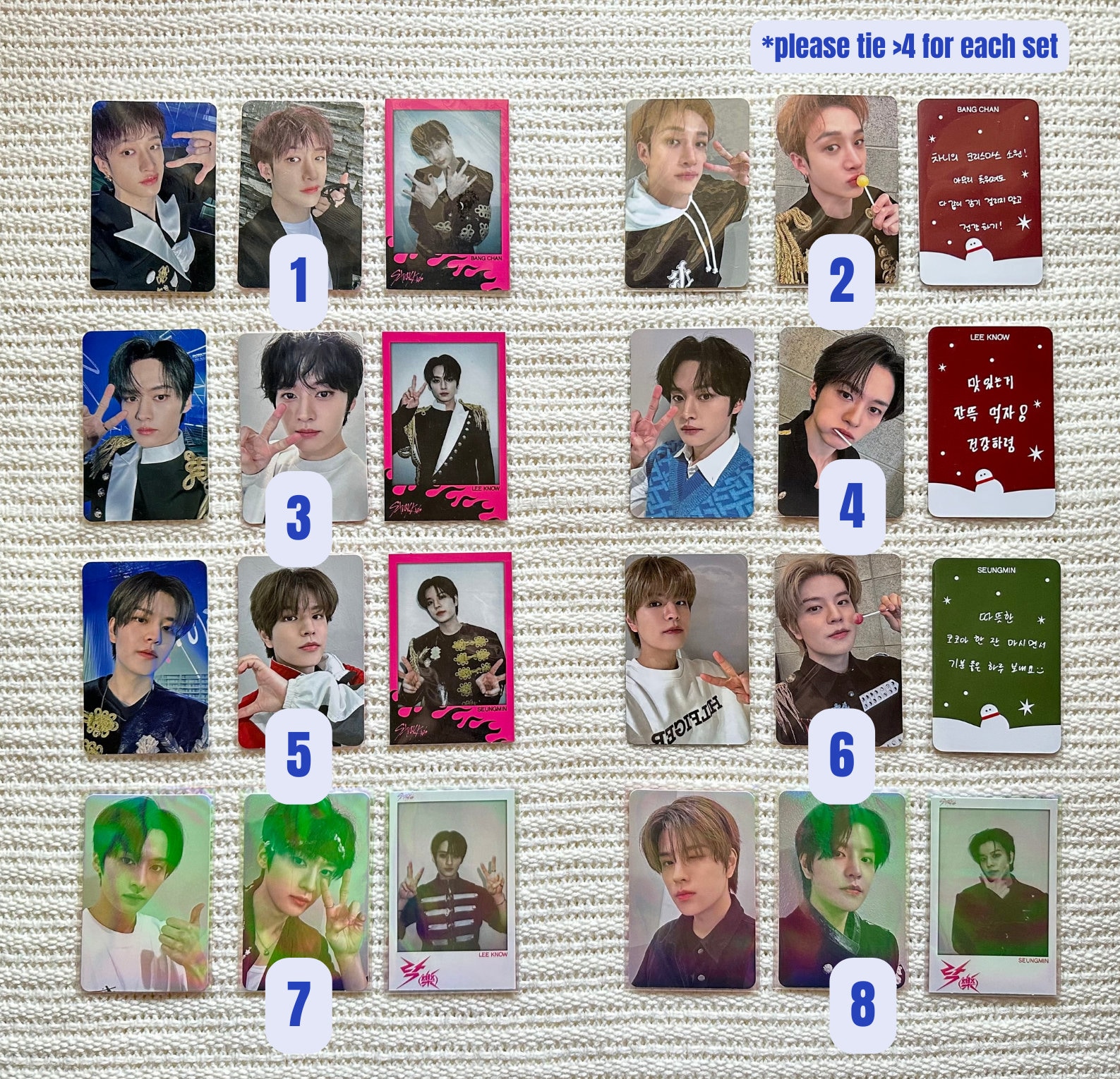 NEW Stray Kids Rock Star Soundwave Lucky Draw Event POB Photocard