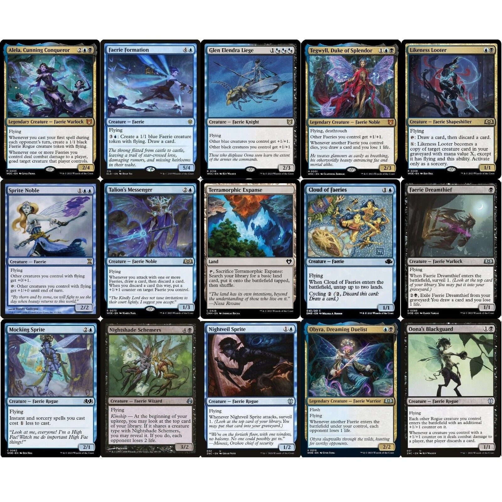 統率者ディミーア フェアリー デッキ - 青黒 - cEDH EDH - 強力