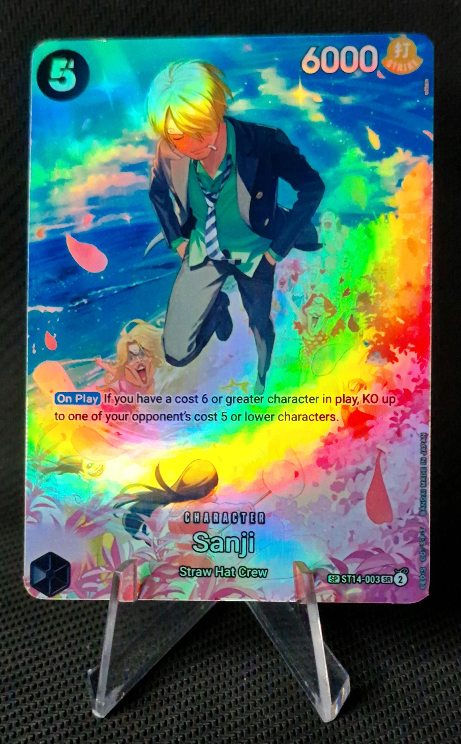 One Piece Proxy Card Holo - Sanji ST14-003 Special Character OP10