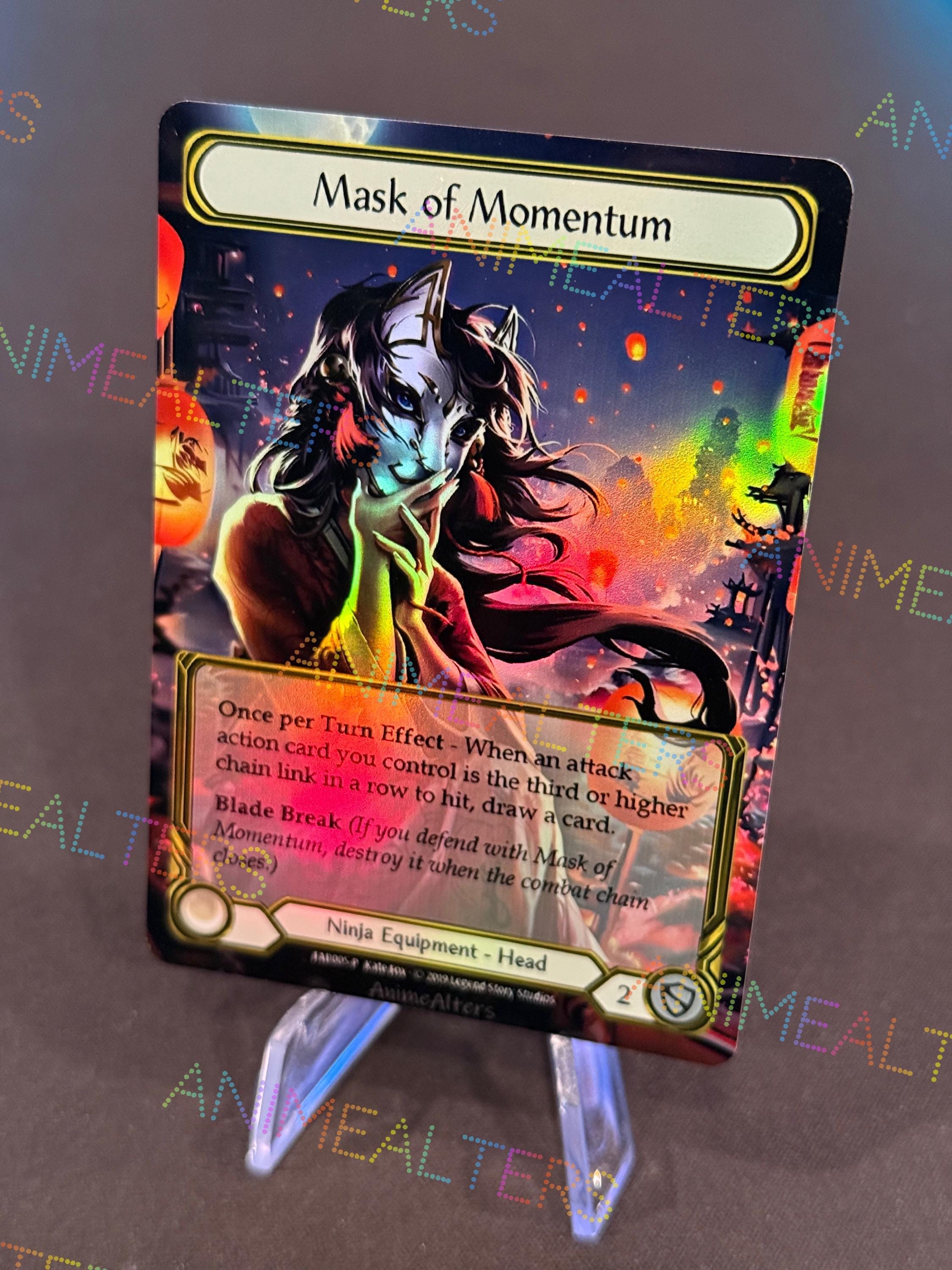 Mask of Momentum - Equipment Proxy Alter - Flesh and Blood TCG - Etsy