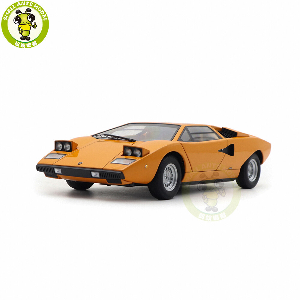 1/18 Lamborghini Countach LP400 AUTOart 74647 Orange Diecast Model