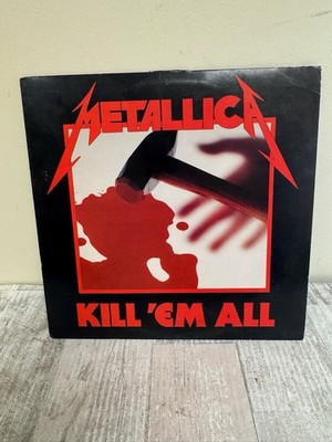 METALLICA – KILL 'EM ALL - 1983 Vinyl Record LP Original 1st