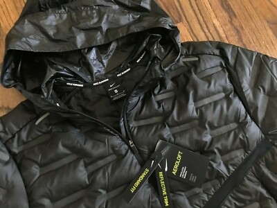 63 Nike Aeroloft Repel Jacket Men Reflective Running Packable S