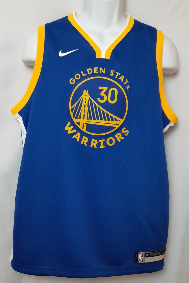 NIKE Golden State Warriors Stephen Curry #30 NBA Swingman Jersey