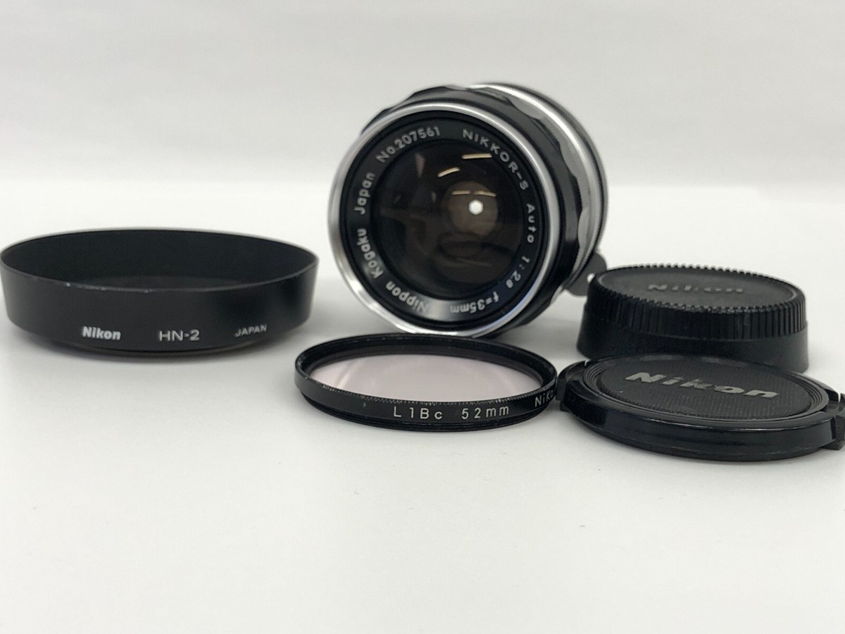 Exc+5 ] Nikon Nikkor-S Auto 35mm f/2.8 Non Ai MF Wide Angle Lens