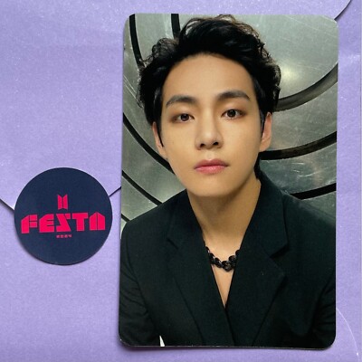 BTS FESTA 2024 Army Zone FAN CLUB FC Official V TAEHYUNG Photocard