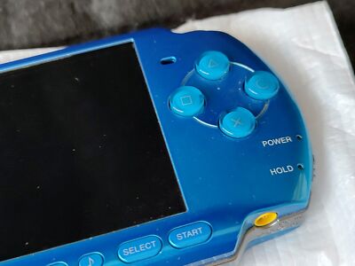 SONY Playstation Portable PSP-3000 VIBRANT BLUE Console Box set