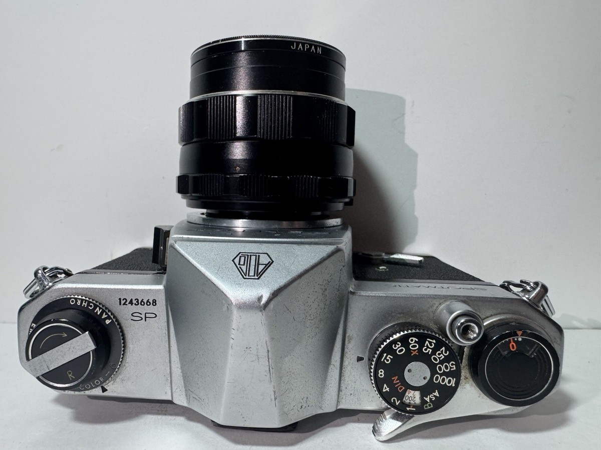 Asahi Pentax Spotmatic SP SLR FILM CAMERA F 1.4/50MM LENS WORKS