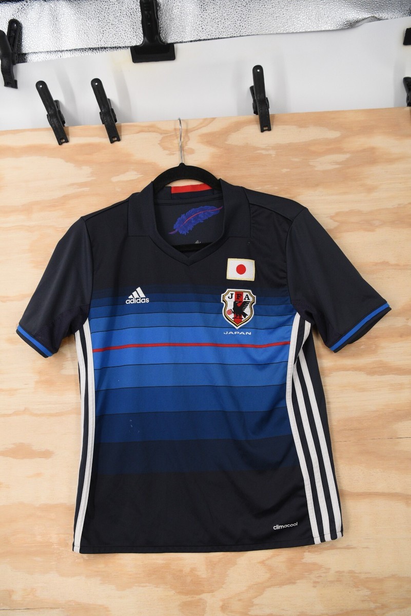 Japan 2016 Home Sakkā Adidas Climacool Football Soccer Jersey