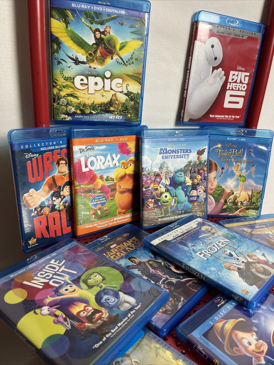Blu-Ray Assorted Disney Movie Lot (13) Action, Adventure, Comedy