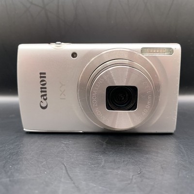 Canon PowerShot ELPH 185 IXY 200 Silver Digital Camera Excellent