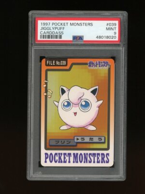 Pokemon PSA 9 Mint Jigglypuff 1997 Bandai Carddass Japanese Card