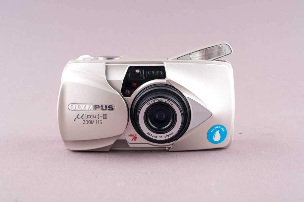 Olympus Mju II Zoom 115 35mm Point & Shoot Film Camera 50332130265