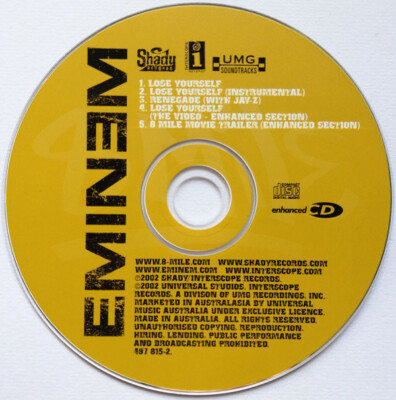 Eminem ‎– Lose Yourself - Single | eBay
