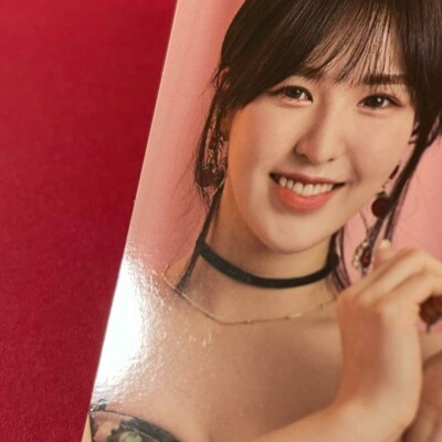 RED VELVET WENDY Photocard PANTONE Zip Collaboration Goods Limited