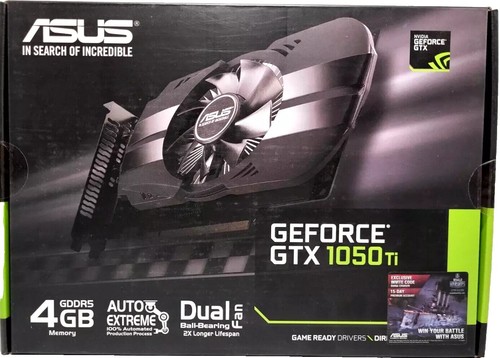 Asus - PH-GTX1050TI-4G -Phoenix GeForce GTX 1050 TI Graphic Card
