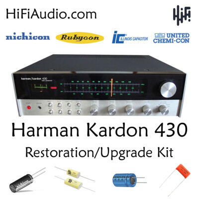 Harman Kardon HK 430 receiver restoration kit upgrade recap