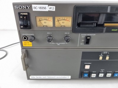 Sony PVW-2600P - BetacamSP Videorecorder - Completely Recaped and