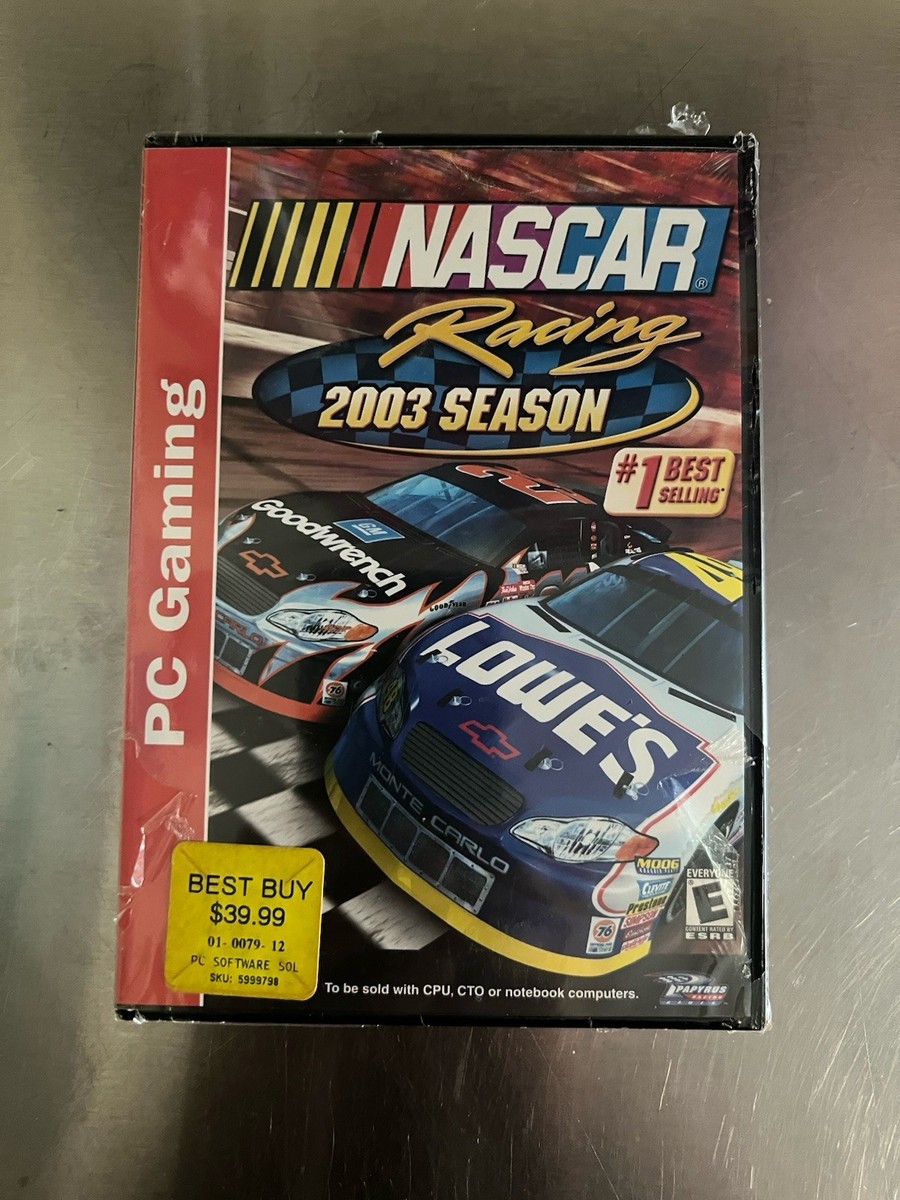 New & Sealed NASCAR Racing 2003 Season PC Game Sierra Papyrus