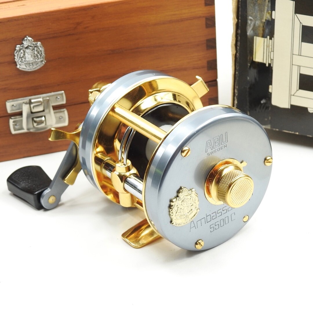 Abu Garcia Ambassadeur 5500C De Luxe Fishing Reel. W/ Box