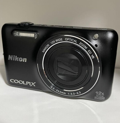 NIKON COOLPIX S6600 VARI-ANGLE LCD, 16MP WIFI Black Superb | eBay