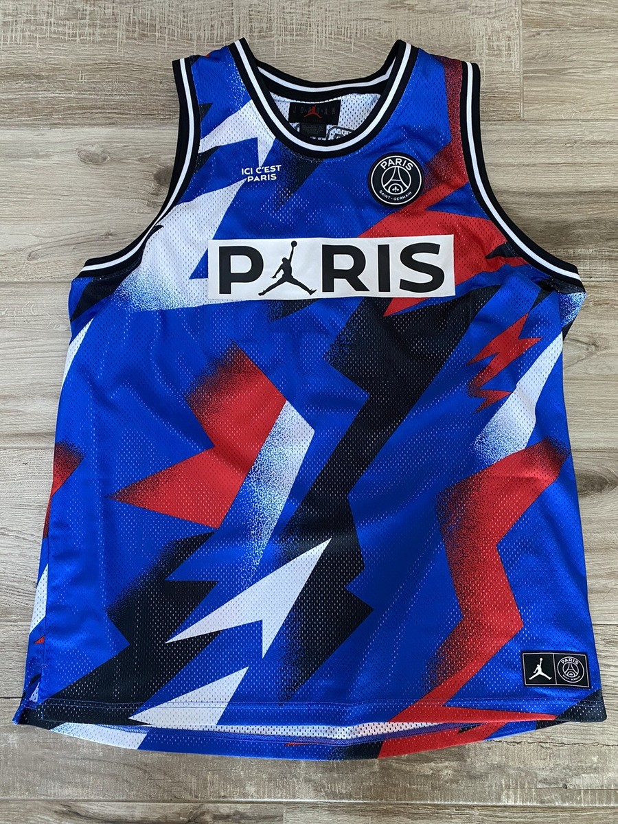 NIKE AIR JORDAN PARIS SAINT GERMAIN PSG BASKETBALL JERSEY 23