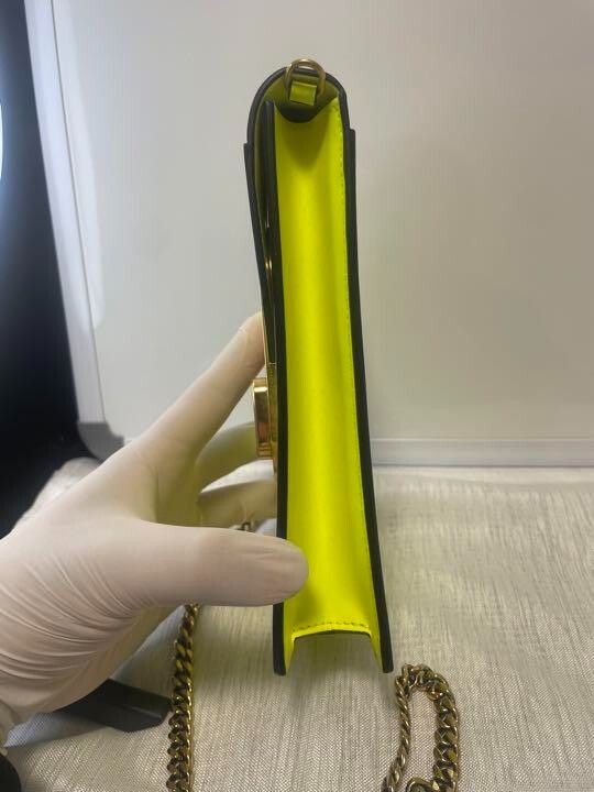 Christian Louboutin Elisa Phone Pouch Leather Yellow WOMENS from