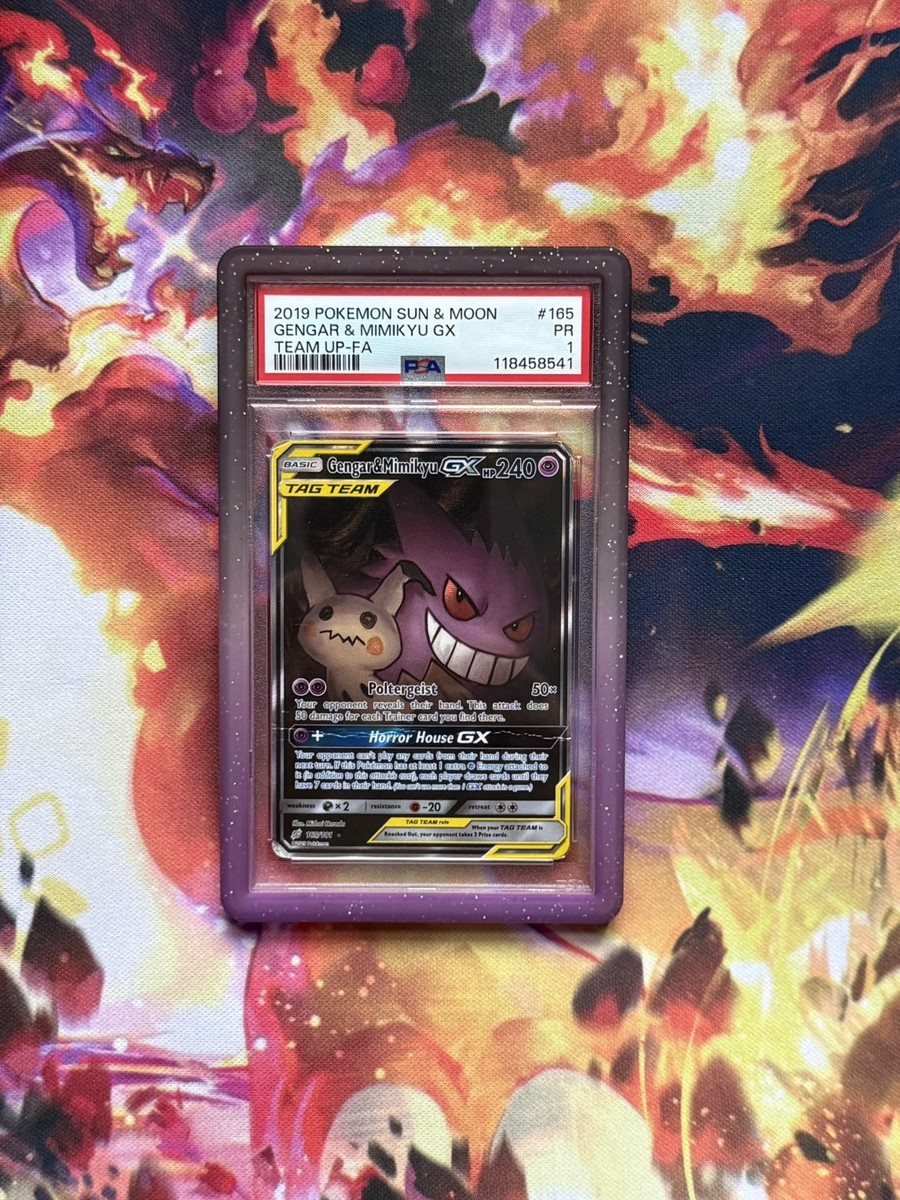 Gengar & Mimikyu GX (Alternate Full Art) 165/181 Sm-Team Up Holo