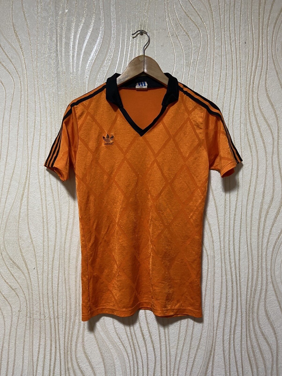 1980s ADIDAS TEMPLATE FOOTBALL SHIRT SOCCER JERSEY ADIDAS sz S MEN