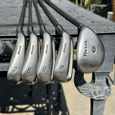 Mizuno Tava Ladies Golf Iron Set 7-PW, + 9 Utility Ladies Flex