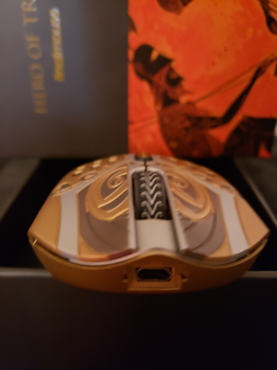 Finalmouse Starlight-12 Hero of Troy Achilles Gaming Mouse Gold
